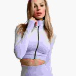 Front Zip Sports Bra