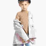 Kid's Long Dress Coat